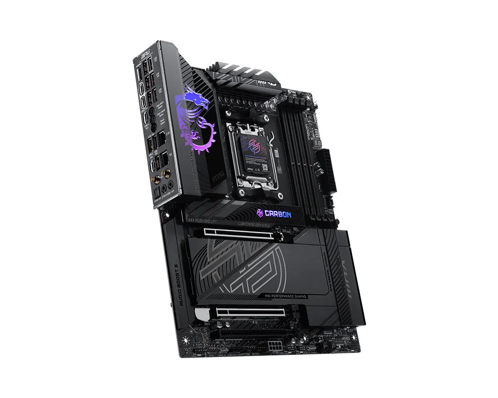 Дънна платка MSI MPG X870E CARBON MAX WIFI, Socket AM5, WiFi7 - 911-7E49-022 - 3