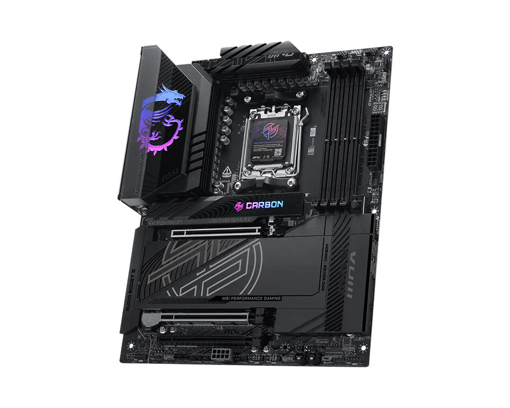 Дънна платка MSI MPG X870E CARBON MAX WIFI, Socket AM5, WiFi7 - 911-7E49-022 - 4
