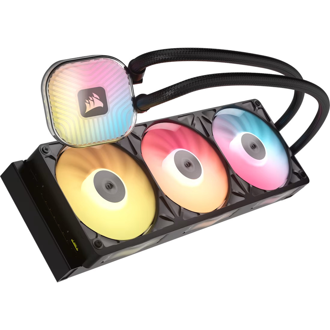 Водно охлаждане за процесор CORSAIR iCUE LINK TITAN II 360 RX RGB, 360mm радиатор - CW-9061037-WW - 1