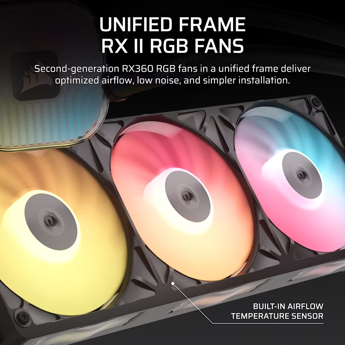 Водно охлаждане за процесор CORSAIR iCUE LINK TITAN II 360 RX RGB, 360mm радиатор - CW-9061037-WW - 3