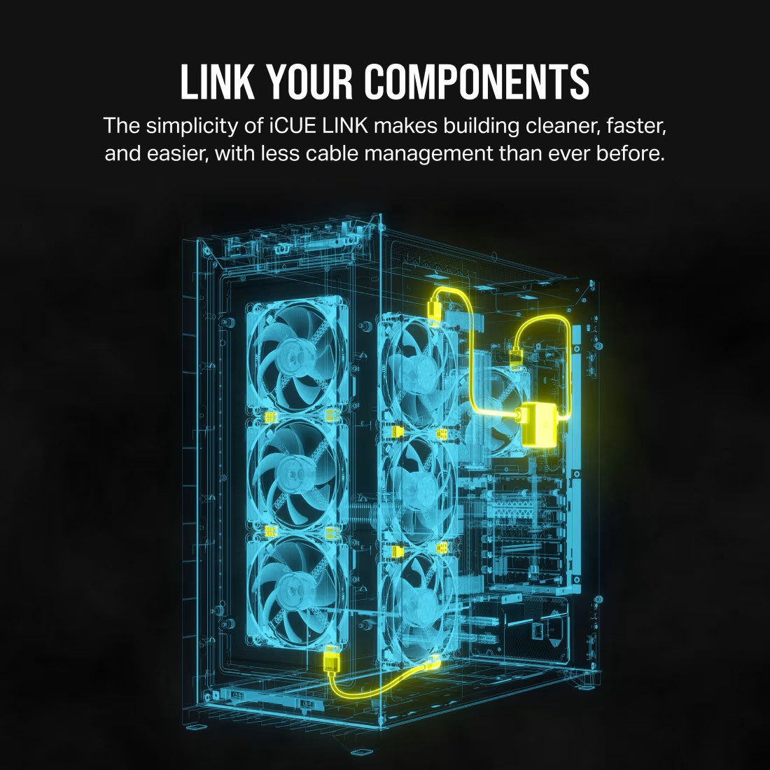 Хъб за вентилатори Corsair iCUE LINK System Hub - CL-9011116-WW - 4