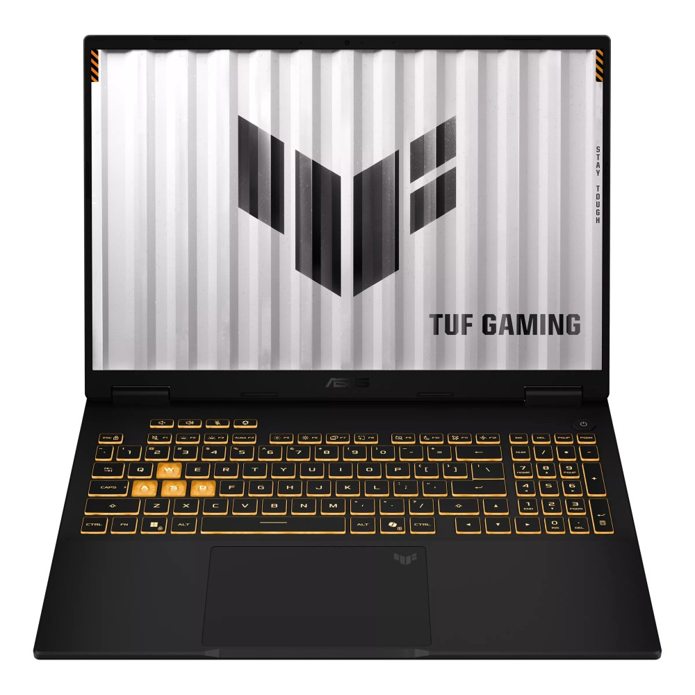 Лаптоп ASUS TUF Gaming F16 FX610JH-TU027, 16" WUXGA IPS 144Hz, Intel Core i7-14650HX, RTX 5050 8GB, 16GB DDR5, 512GB SSD, Free OS - 90NR0QS1-M00B10 - 5