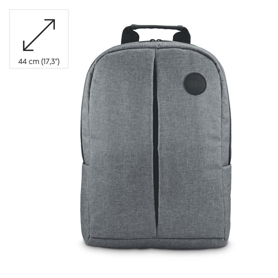 Раница за лаптоп HAMA Genua, до 17.3", 17L, сива - HAMA-231021 - 4