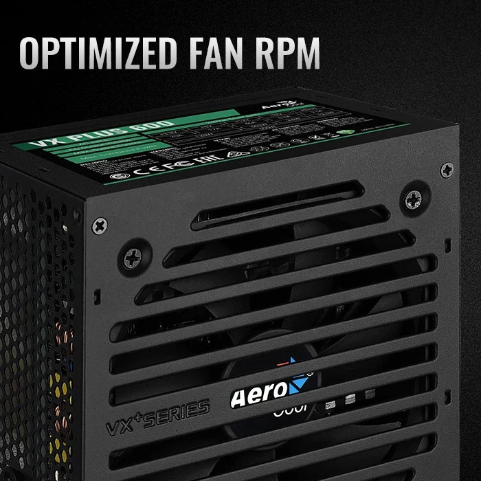 Захранване AeroCool VX PLUS STEALTH, 600W ATX - ACPN-VS60AEY.12 - 9