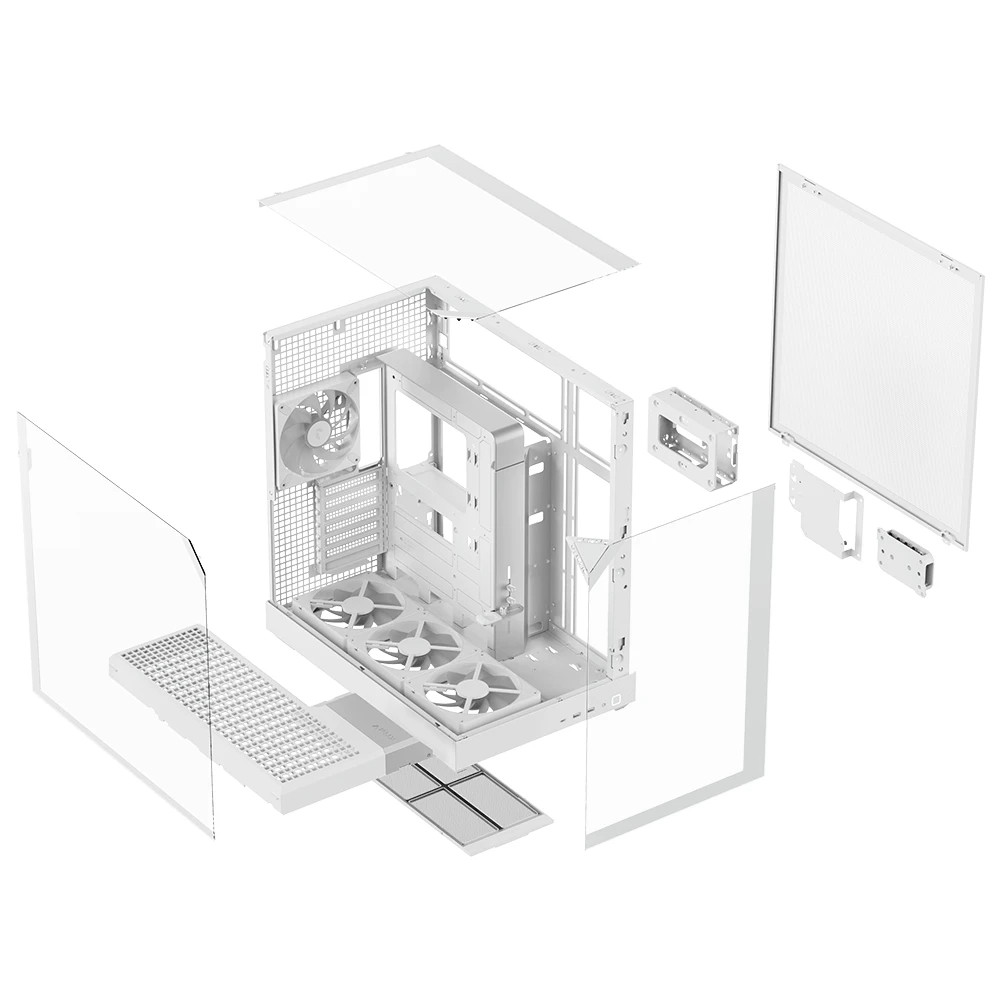 Кутия за компютър APNX V2-F-WT-v1, ATX Middle Tower, Tempered Glass, USB 3.2 Gen 2 Type-C - 10