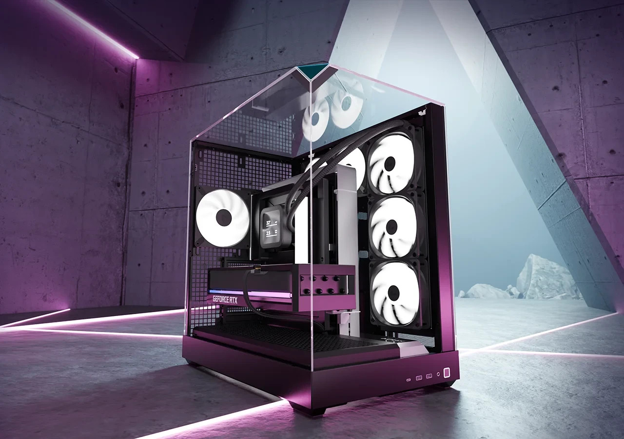 Кутия за компютър APNX V2-F-BK-v1, Middle Tower, ATX/mATX/Mini-ITX, Tempered Glass, Черна - 11