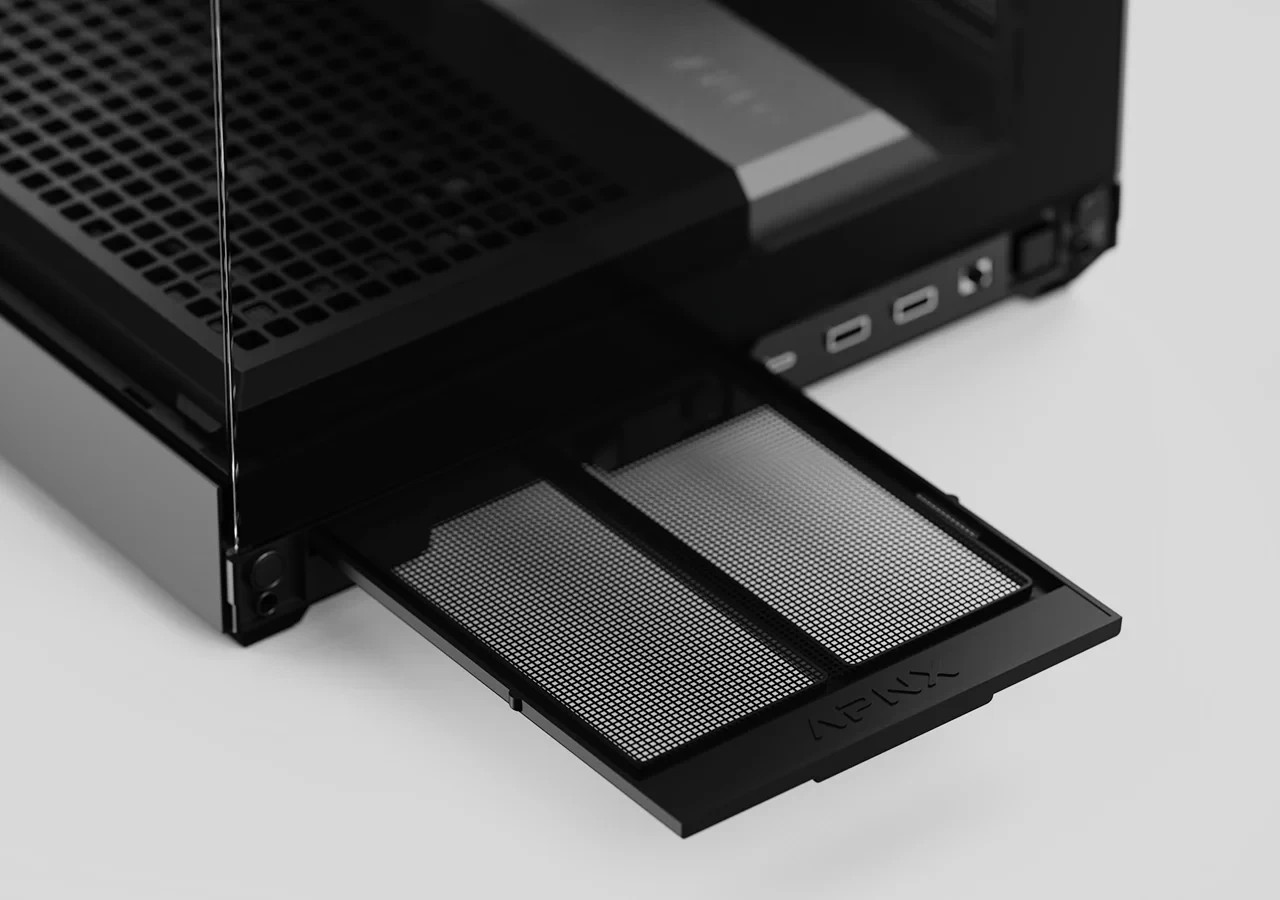Кутия за компютър APNX V2-F-BK-v1, Middle Tower, ATX/mATX/Mini-ITX, Tempered Glass, Черна - 13