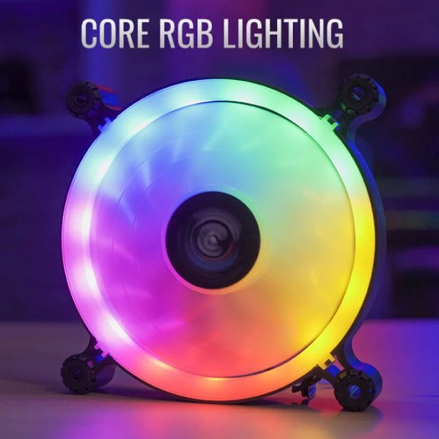 Вентилатор AeroCool Spectro 12 FRGB, 120mm 1000RPM, RGB подсветка, Molex - ACF3-NA10217.11 - 4