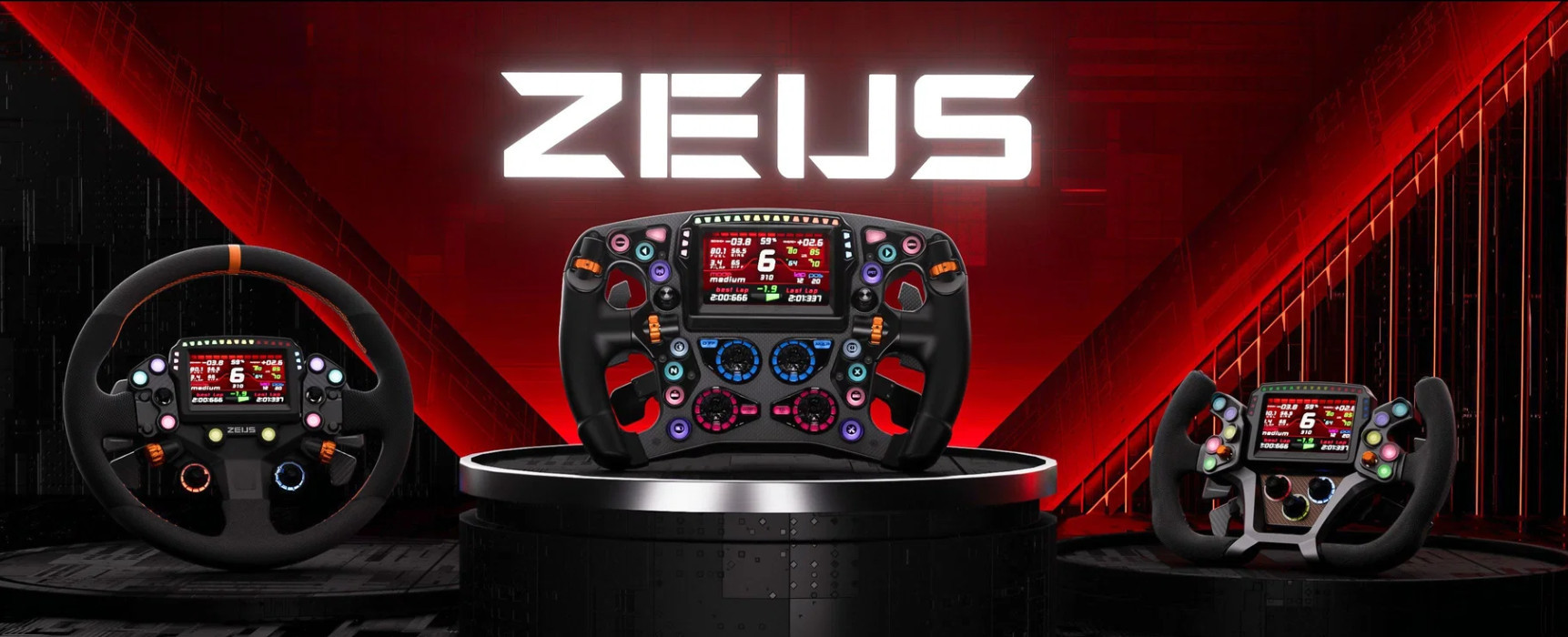 Състезателен волан SIMAGIC Zeus Formula, 280mm, 5mm карбон, CNC алуминий - ZEUS FORMULA - 15