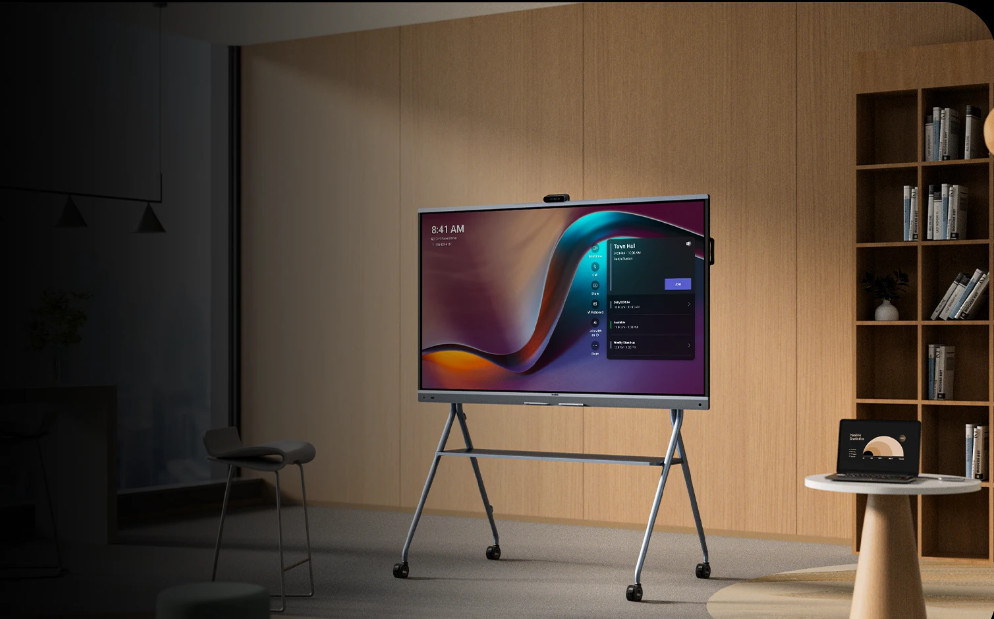 Конферентен интерактивен дисплей Yealink MeetingBoard Pro, 65" 4K, 3x 50MP камери, 16 MEMS микрофона - MB65Pro-A02 - 4