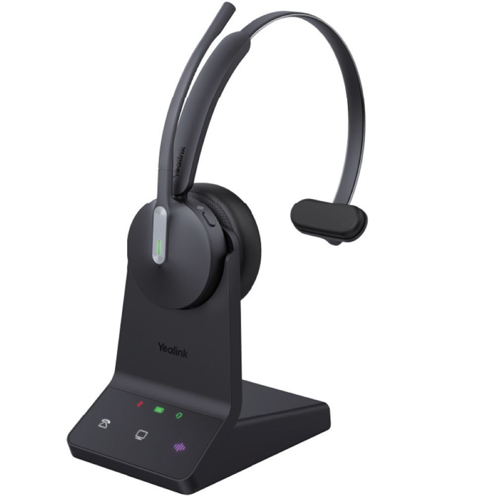 Безжична слушалка Yealink WH64 Mono Teams, DECT & Bluetooth - 1208671 - 1