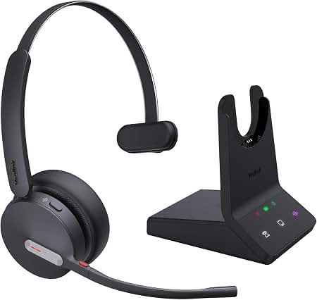 Безжична слушалка Yealink WH64 Mono Teams, DECT & Bluetooth - 1208671 - 2