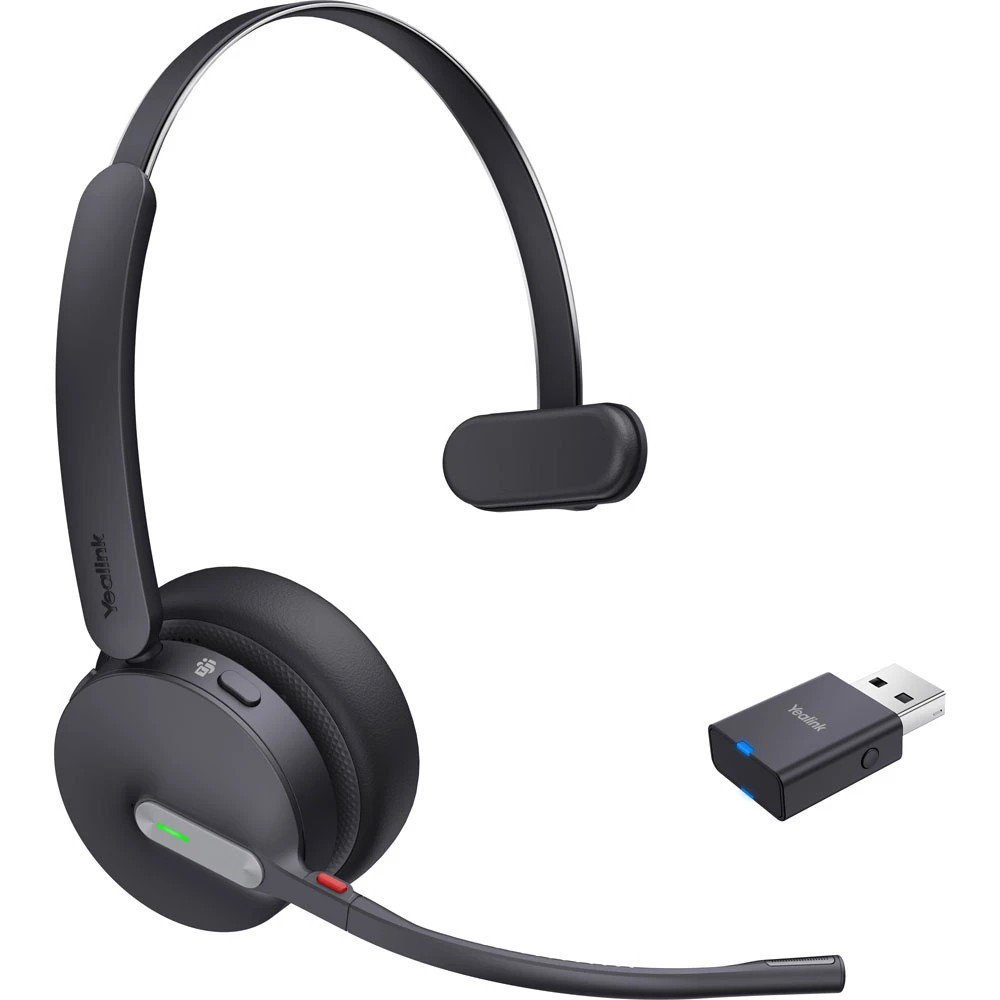 Безжична слушалка Yealink WH64 Mono Teams, DECT & Bluetooth - 1208671 - 4