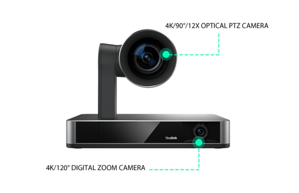 Видео камера Yealink UVC86, 4K Dual-Eye Intelligent, черна - 1206663 - 3