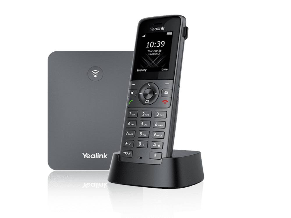 IP DECT телефон Yealink W73P, до 10 слушалки, до 20 разговора - W73P - 1