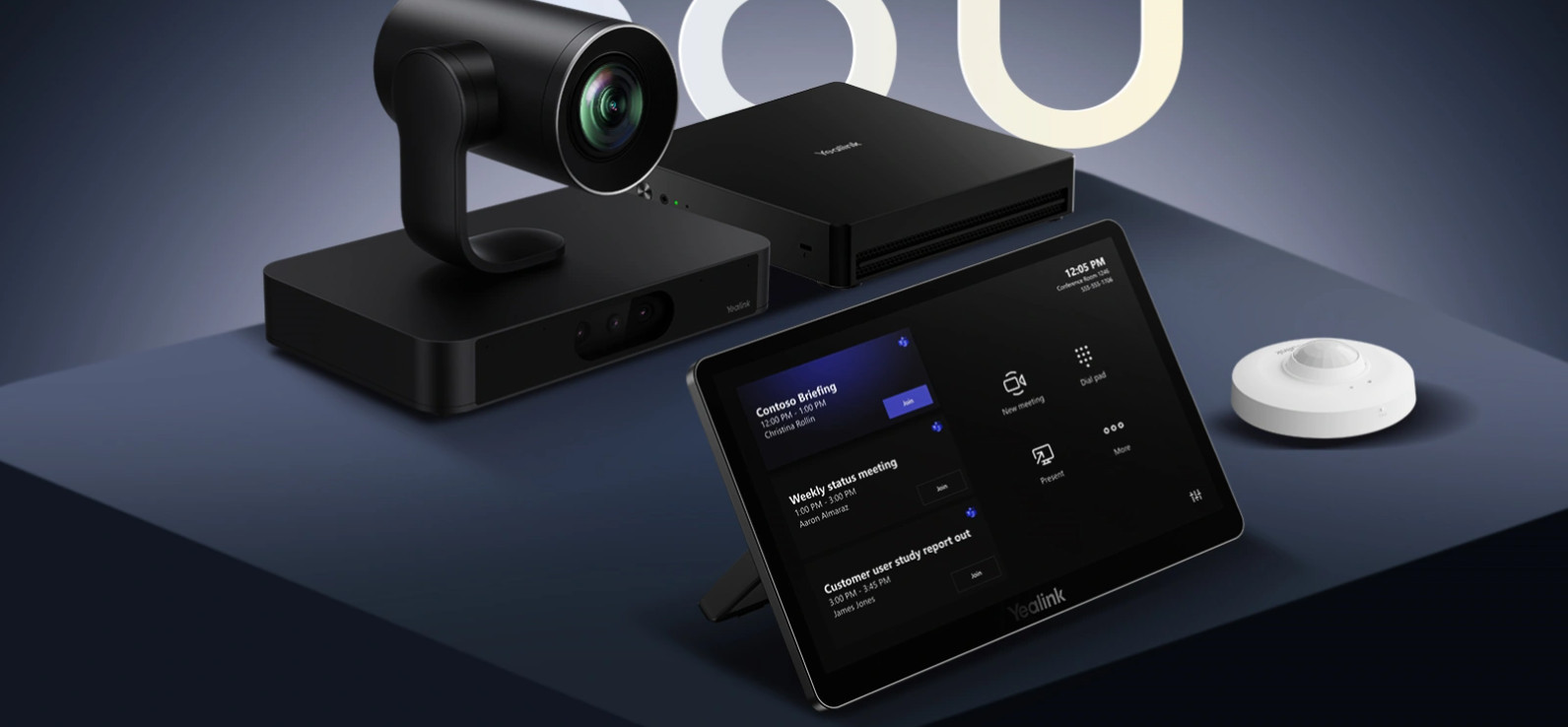 Видеоконферентна система Yealink MVC S80-C5U-000, Microsoft Teams Rooms, за големи зали - 1106798 - 2