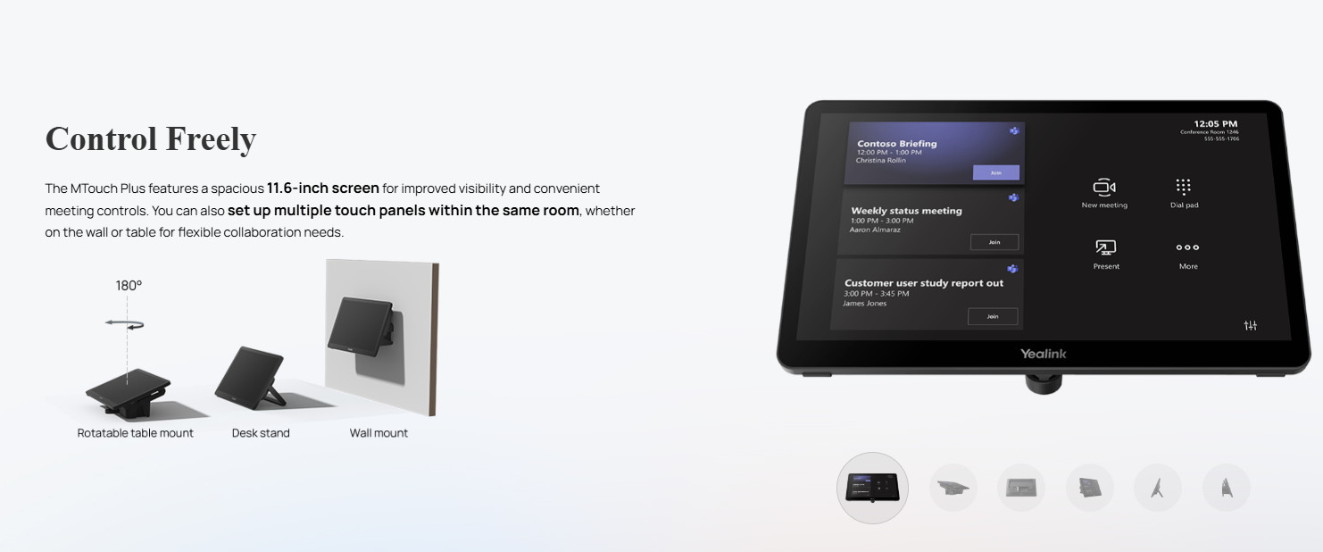 Видеоконферентна система Yealink MVC S80-C5U-000, Microsoft Teams Rooms, за големи зали - 1106798 - 8