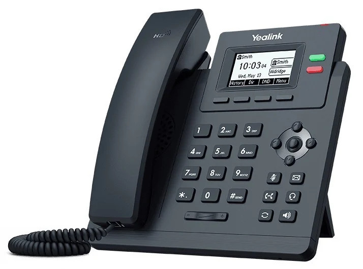 IP телефон Yealink SIP-T31G, LCD дисплей, 2 SIP акаунта, Gigabit Ethernet - SIP-T31G - 1