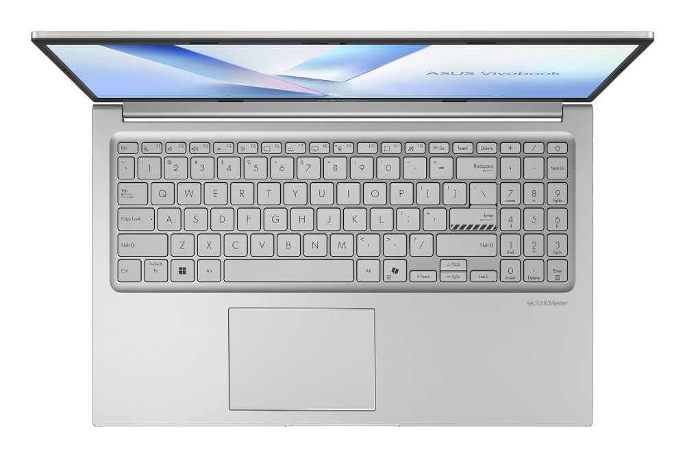 Лаптоп ASUS Vivobook X1504MA-BQ772NA, 15.6" Full HD IPS, Intel Core 5 315, 16GB DDR5, 512GB SSD, No OS - 90NB17I2-M01HP0 - 4