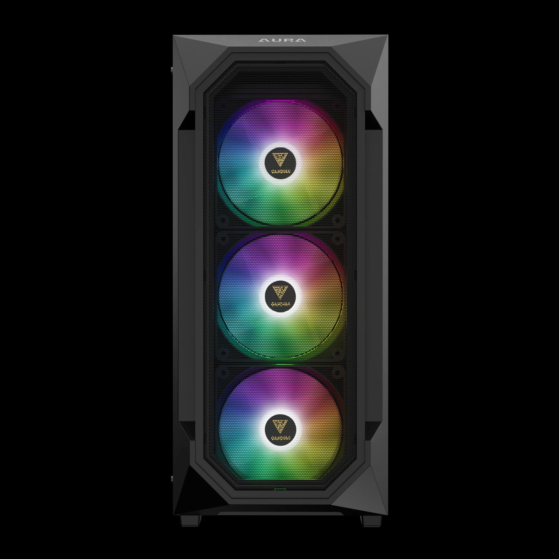 Кутия за компютър Gamdias AURA GC1 Elite, ATX, Mesh, RGB, Tempered Glass - GAMDIAS-AURA-GC1-ELITE - 5