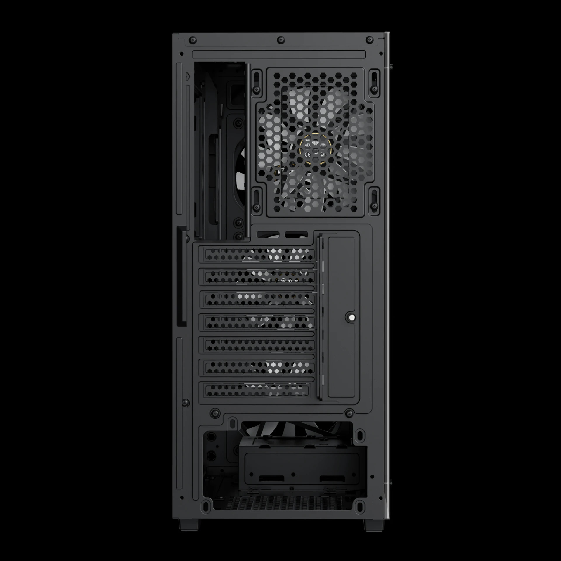 Кутия за компютър Gamdias AURA GC1 Elite, ATX, Mesh, RGB, Tempered Glass - GAMDIAS-AURA-GC1-ELITE - 9