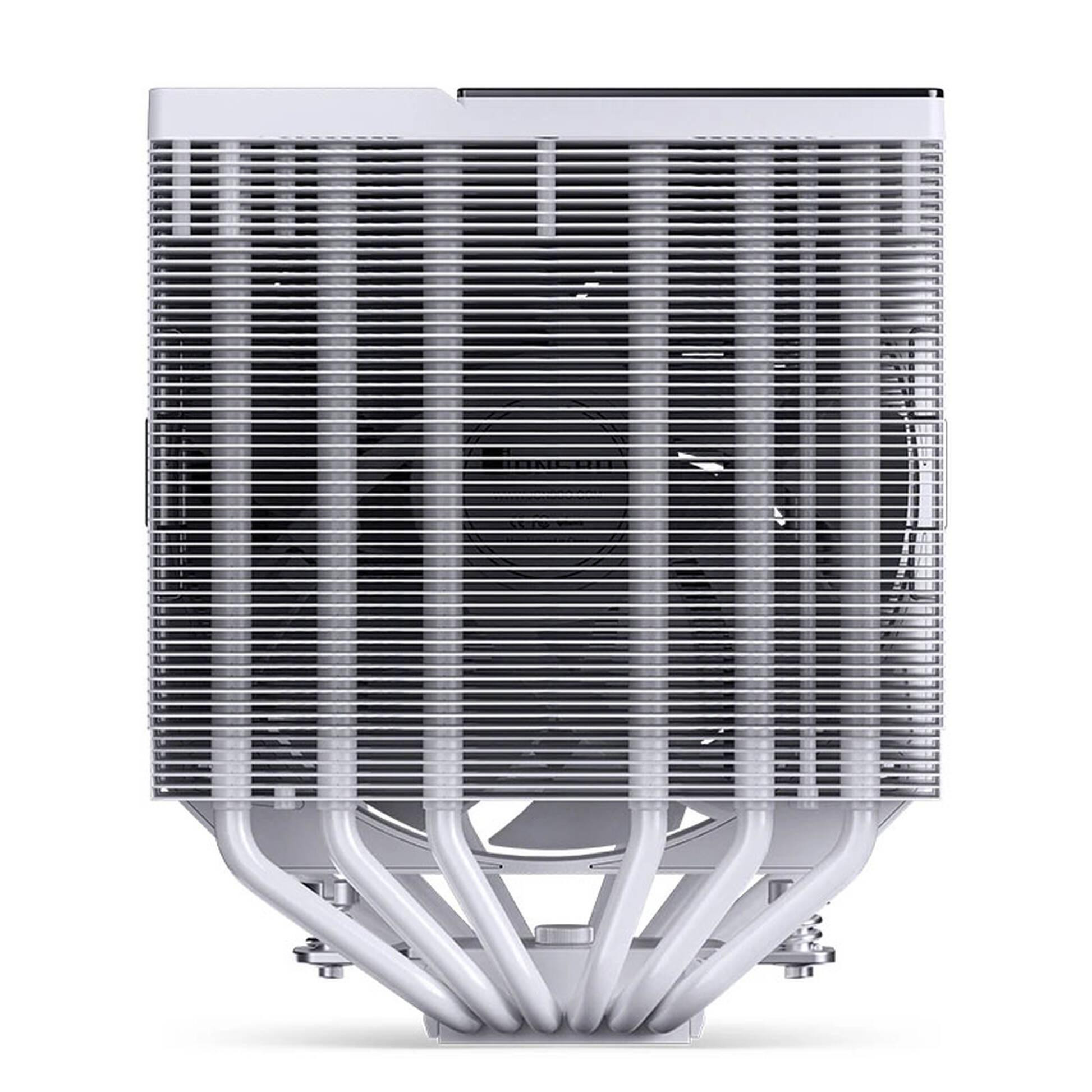 Охладител за процесор Jonsbo CC90 Dual Tower, 130mm Display, Бял - CPJB-092 - 4