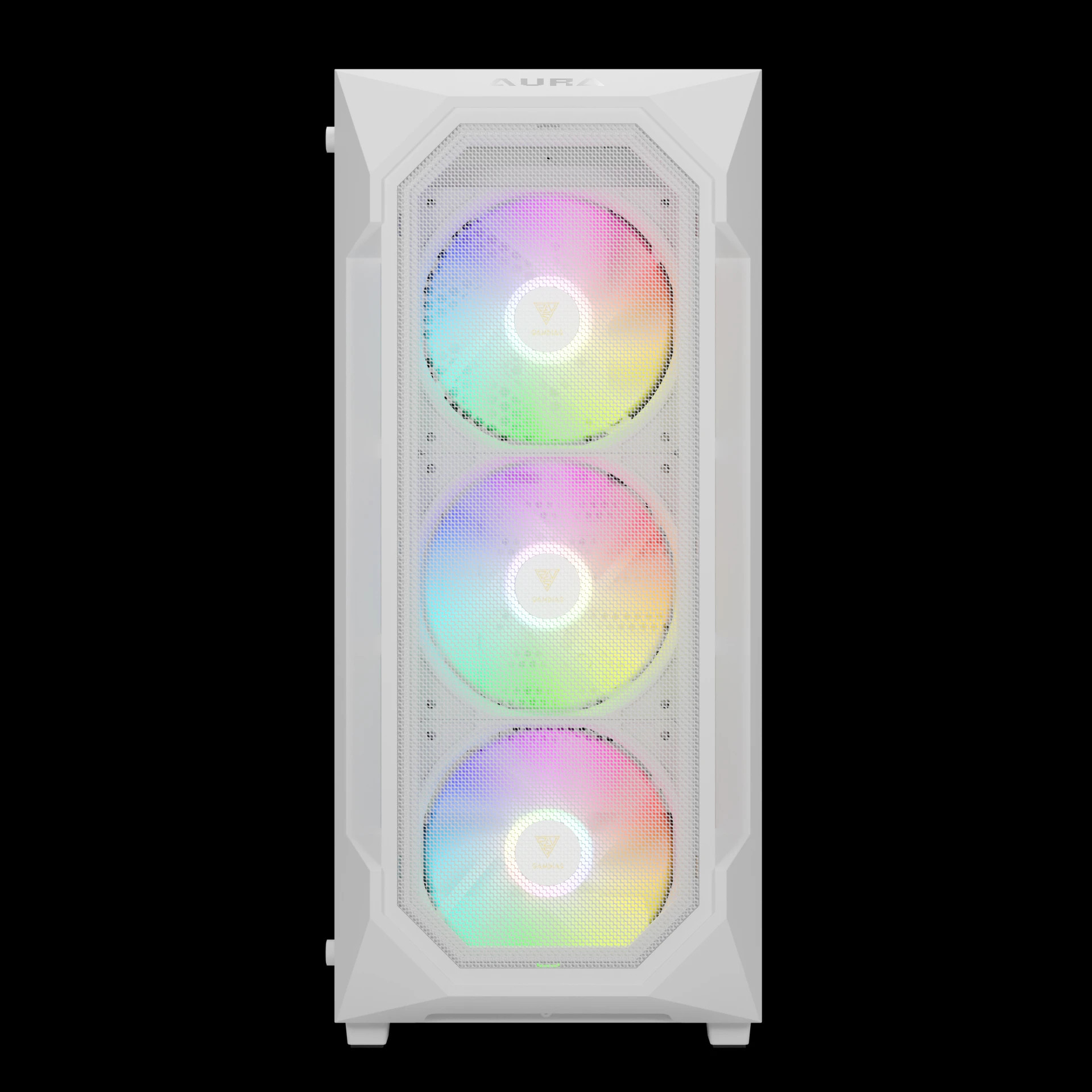 Кутия за компютър Gamdias AURA GC1 Elite White, ATX, Mesh, RGB, Tempered Glass - GAMDIAS-AURA-GC1-ELITE-WH - 5