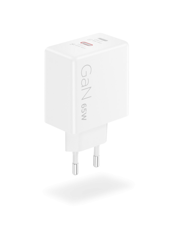 Адаптер Lenovo Dual USB-C, 65W, бял - G0A6065WEU - 9