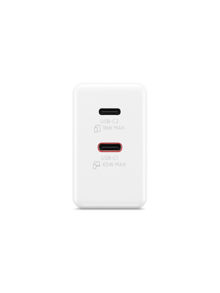 Адаптер Lenovo Dual USB-C, 65W, бял - G0A6065WEU - 12
