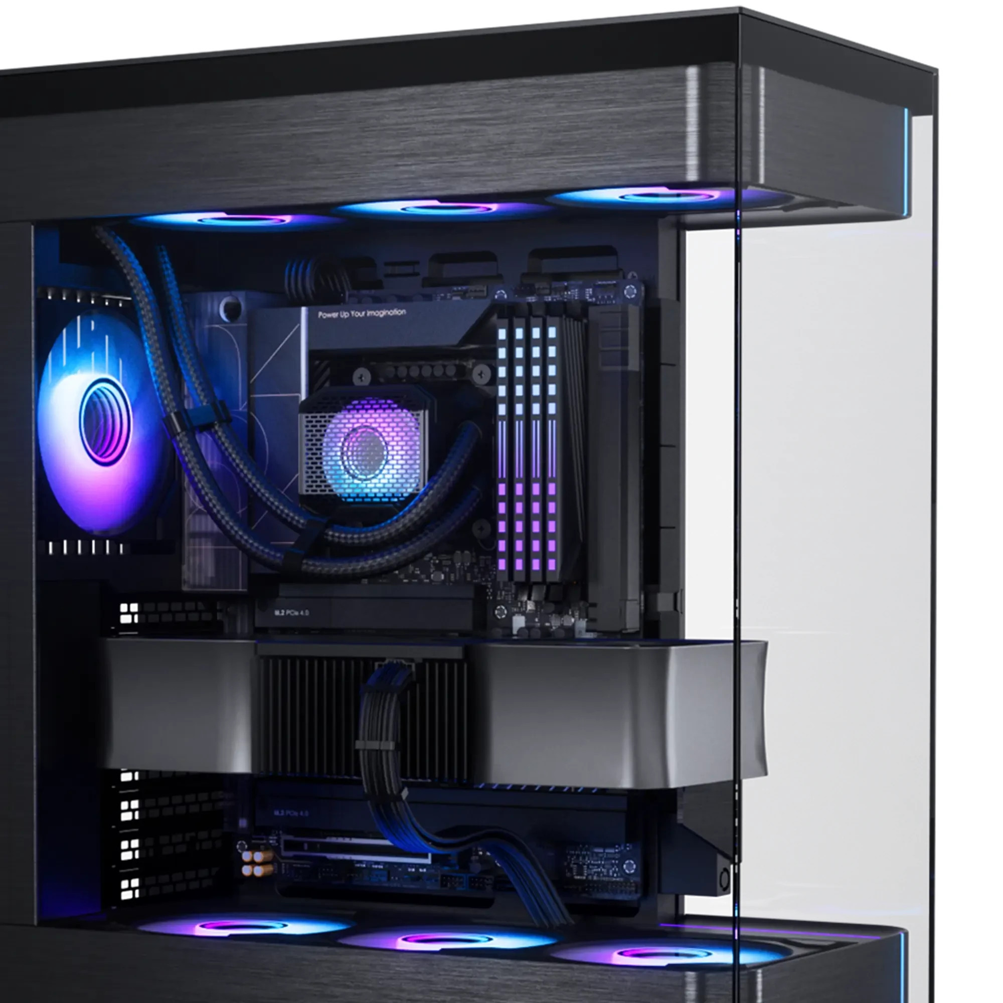 Комплект вентилатори Phanteks M25G2-120 Reverse aRGB, 120mm, 2000 RPM, Hydraulic Bearing, 3 броя - PH-F120M25R_G2_DBK01_3P - 8