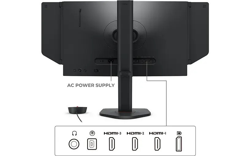Монитор ZOWIE XQ2566X, 24.1" QHD (2560x1440) Fast TN, 360Hz - 9H.E19LB.QSE - 5