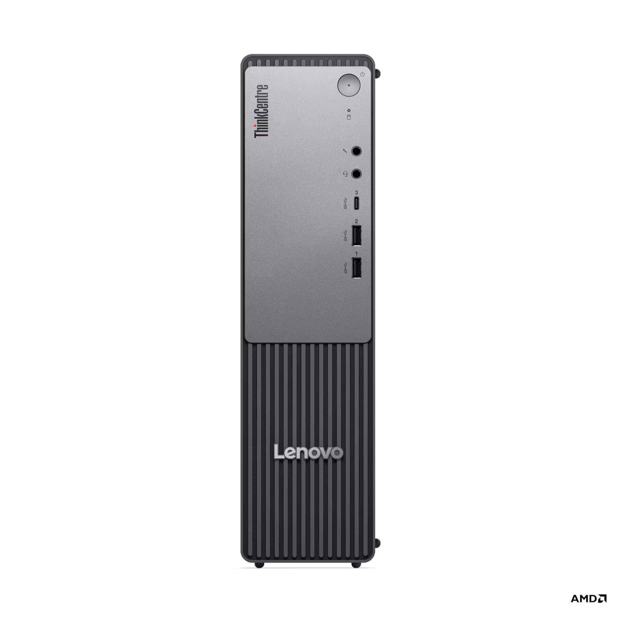Компютър Lenovo ThinkCentre neo 55s Gen 6, AMD Ryzen 7 250, AMD Radeon 780M, 8GB DDR5 5600 SoDIMM, 512 GB SSD M.2 NVMe, Free DOS - 13G00023BL - 3