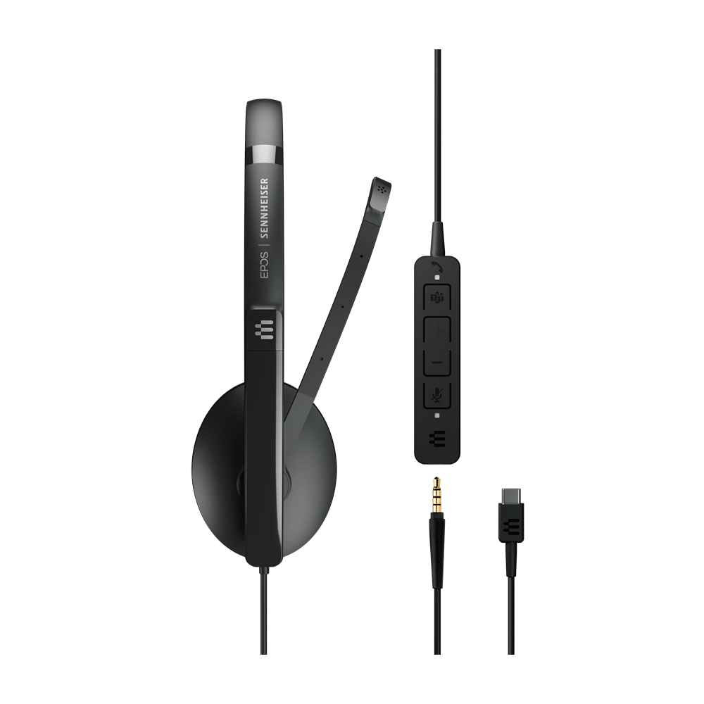 Слушалки EPOS ADAPT 165T USB-C II, MS, USB-C, 3.5mm жак - 1000906 - 2