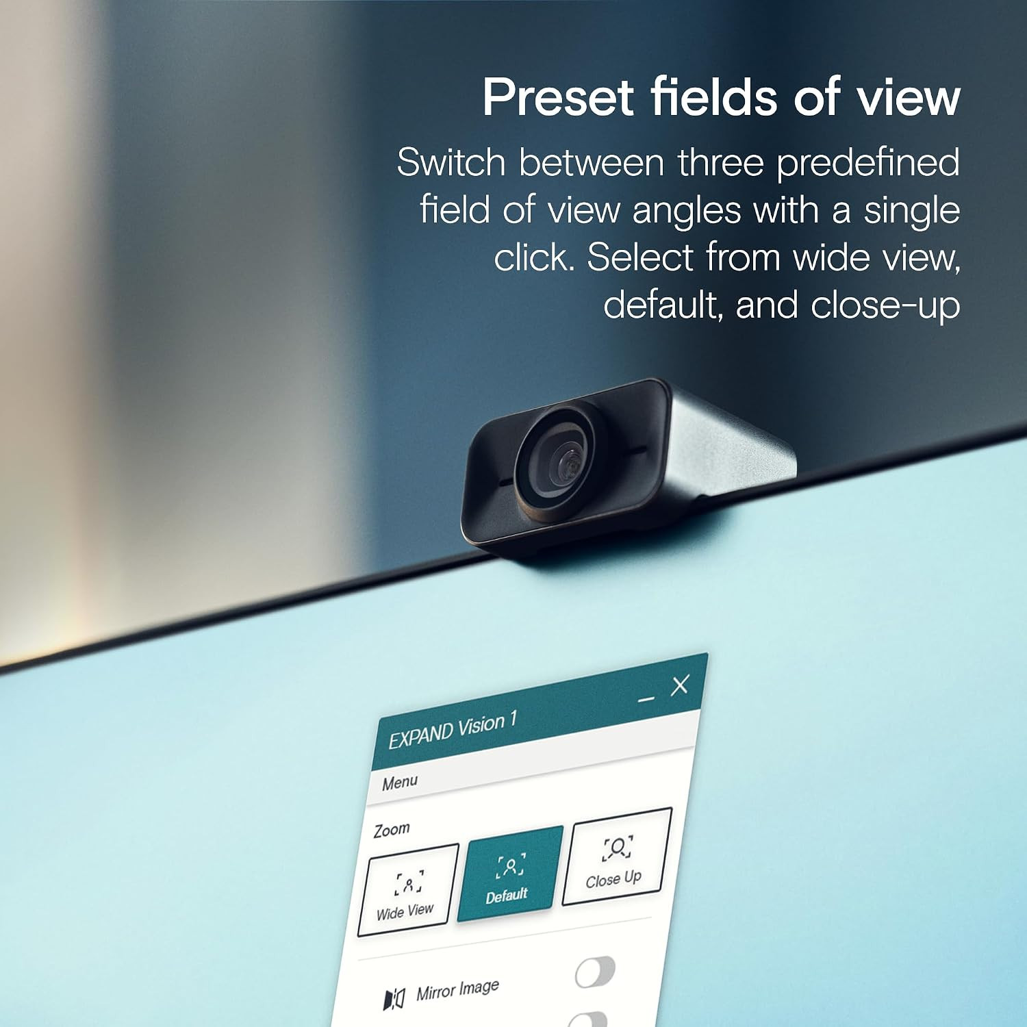 Уеб камера EPOS EXPAND Vision 1, UHD 90°, микрофон, USB-C, с 4K UHD резолюция и 90° зрително поле за професионални видео разговори - 1001120 - 7