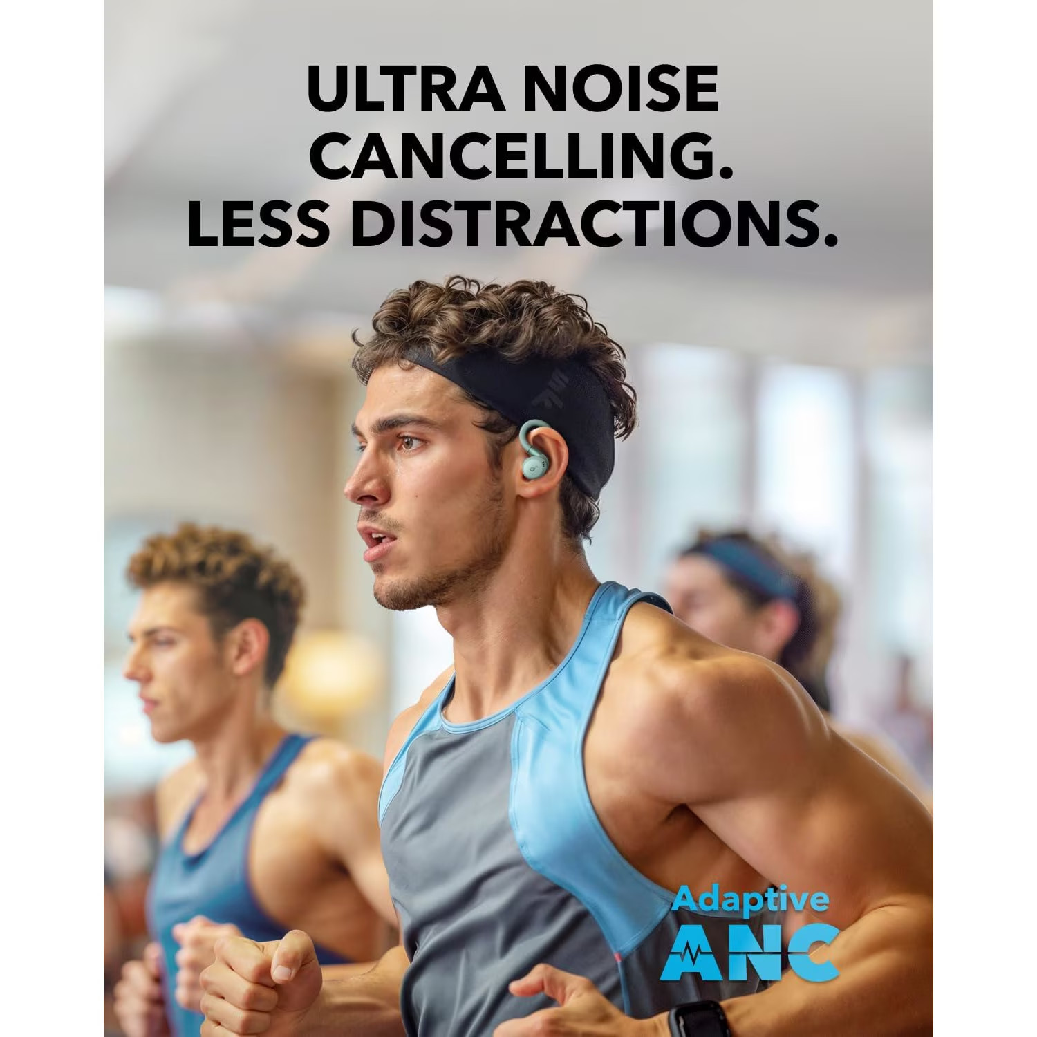Спортни слушалки Anker Soundcore Sport X20, ANC, TWS, зелени - A3968G61 - 4