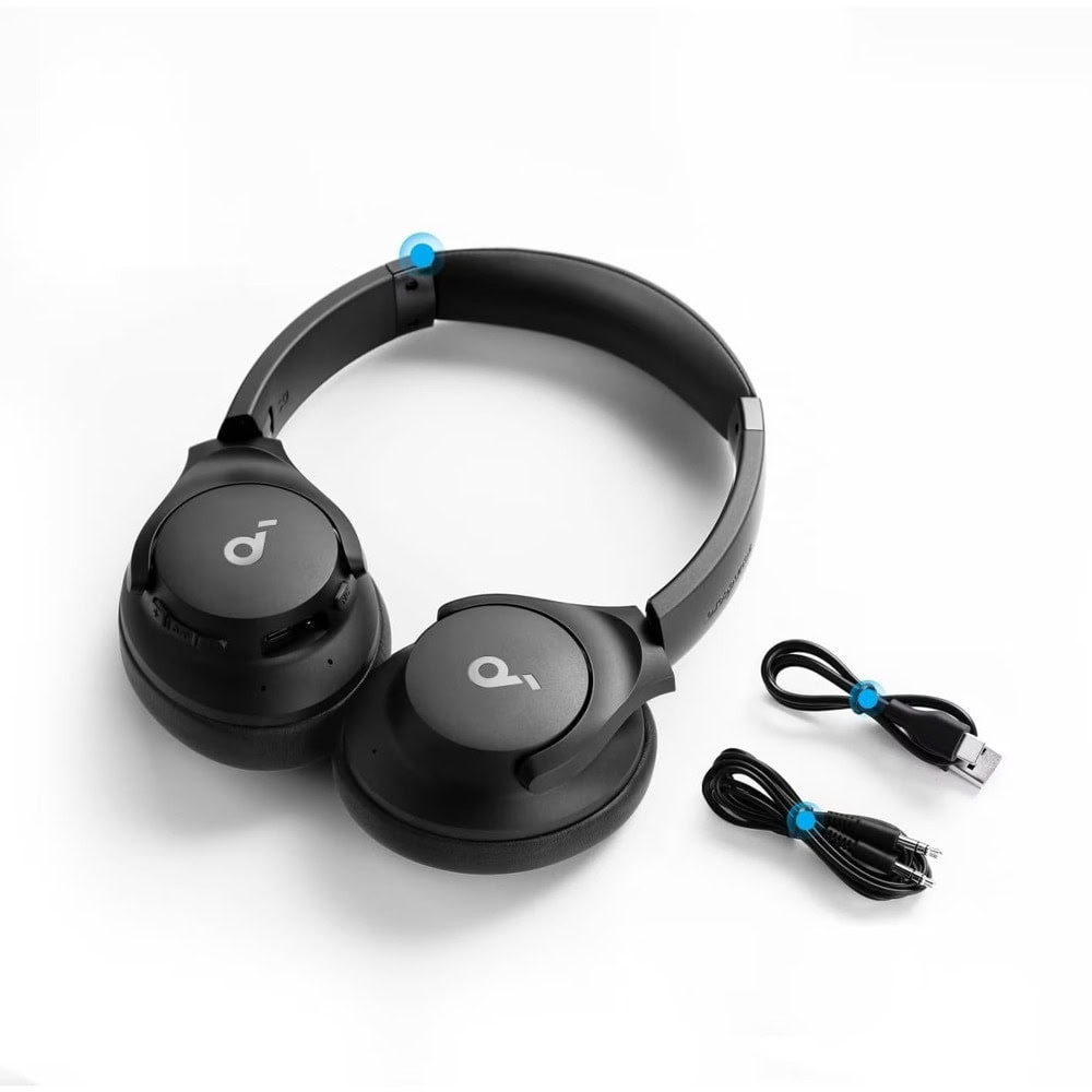 Безжични слушалки Anker Soundcore Life Q20i, Bluetooth, хибридно активно шумопотискане (ANC), черни - A3004G11 - 6