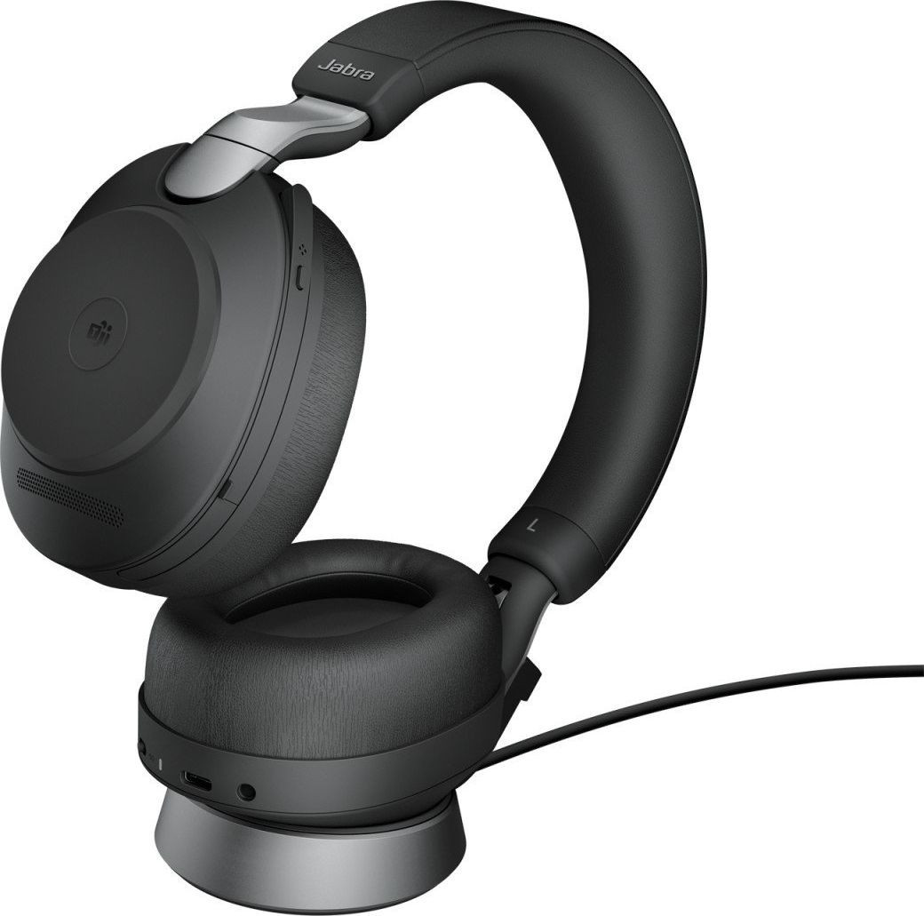 Bluetooth Слушалка Jabra Evolve2 85 MS Stereo, безжична, USB-A адаптер Link380, черна - 28599-999-989 - 13
