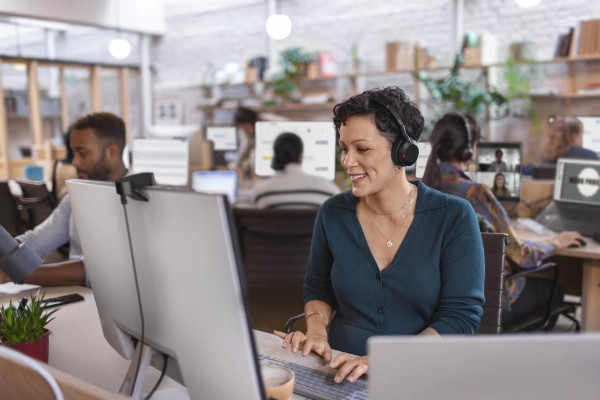 Безжични слушалки Jabra Evolve2 55, стерео, Bluetooth, Link380c, MS, зарядна стойка, черен - 25599-999-889 - 3