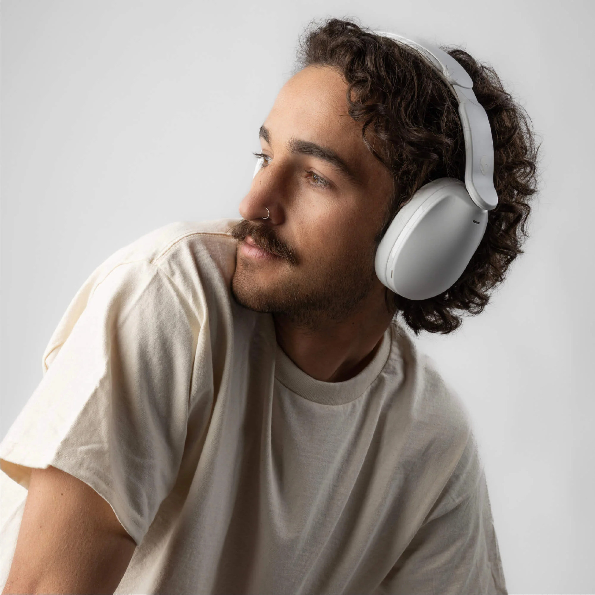 Безжични слушалки Skullcandy Hesh 360 ANC, Over-Ear, Активно шумопотискане, Бели - S6HOW-T001 - 4