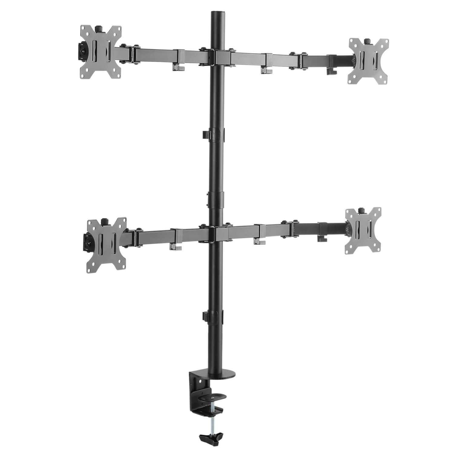 Настолна стойка за 4 монитора Ewent EW1514, до 32", VESA съвместимост - 3