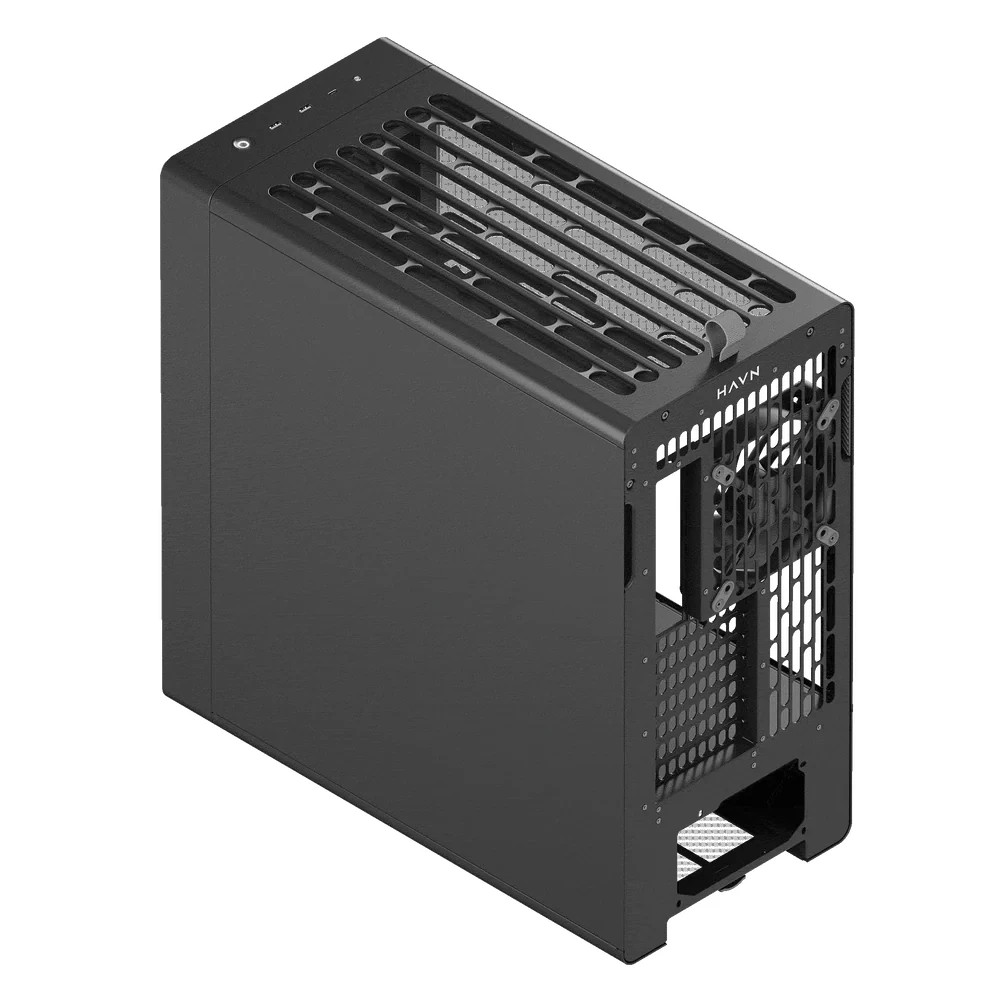Кутия за компютър HAVN BF 360 Flow, Middle Tower, E-ATX, Tempered Glass, 3x вентилатор - HVN-CA-BF360-04 - 6