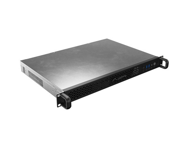 Кутия за сървър Lanberg Rackmount Server Chassis ITX 300/10, 19" 1U, 1x 3.5", 2x 2.5", 4x 40mm вентилатора - SC01-3001-10B - 1