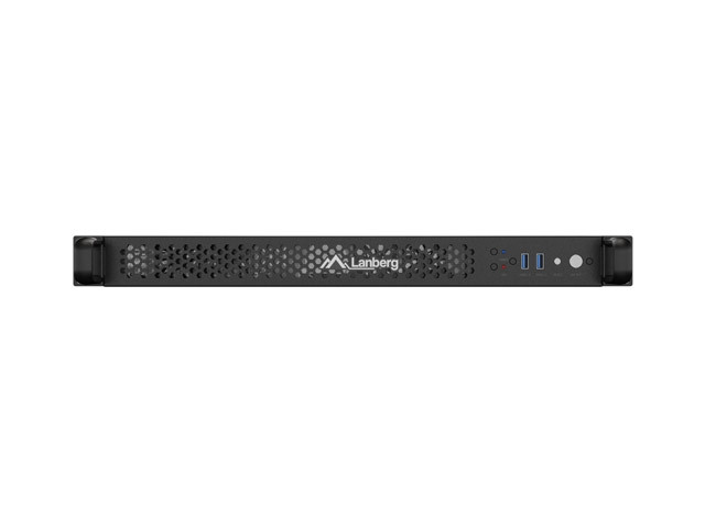 Кутия за сървър Lanberg Rackmount Server Chassis ITX 300/10, 19" 1U, 1x 3.5", 2x 2.5", 4x 40mm вентилатора - SC01-3001-10B - 3