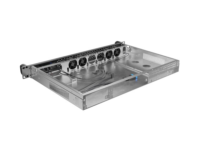 Кутия за сървър Lanberg Rackmount Server Chassis ITX 300/10, 19" 1U, 1x 3.5", 2x 2.5", 4x 40mm вентилатора - SC01-3001-10B - 6