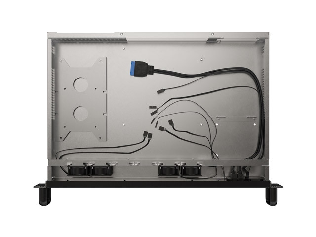 Кутия за сървър Lanberg Rackmount Server Chassis ITX 300/10, 19" 1U, 1x 3.5", 2x 2.5", 4x 40mm вентилатора - SC01-3001-10B - 7