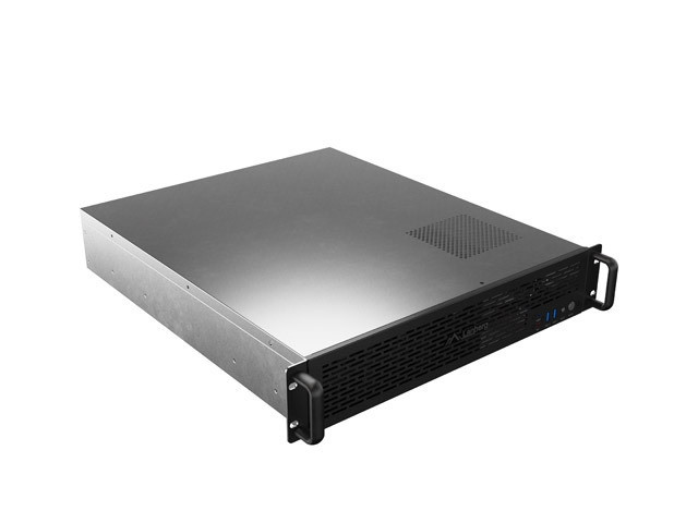 Кутия за сървър Lanberg Rackmount Server Chassis ATX 520/12, 19" 2U, 7 слота, 3x 80mm PWM - SC01-5202-12B - 1