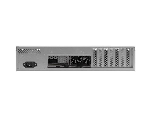 Кутия за сървър Lanberg Rackmount Server Chassis ATX 520/12, 19" 2U, 7 слота, 3x 80mm PWM - SC01-5202-12B - 5