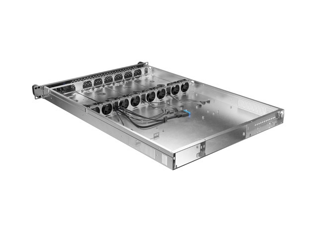 Кутия за сървър Lanberg Rackmount Server Chassis E-ATX, 19" 1U, 4x3.5" + 5x2.5" bay, 8x40mm вентилатора - SC01-6501-12B - 6