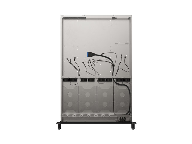 Кутия за сървър Lanberg Rackmount Server Chassis E-ATX, 19" 1U, 4x3.5" + 5x2.5" bay, 8x40mm вентилатора - SC01-6501-12B - 7