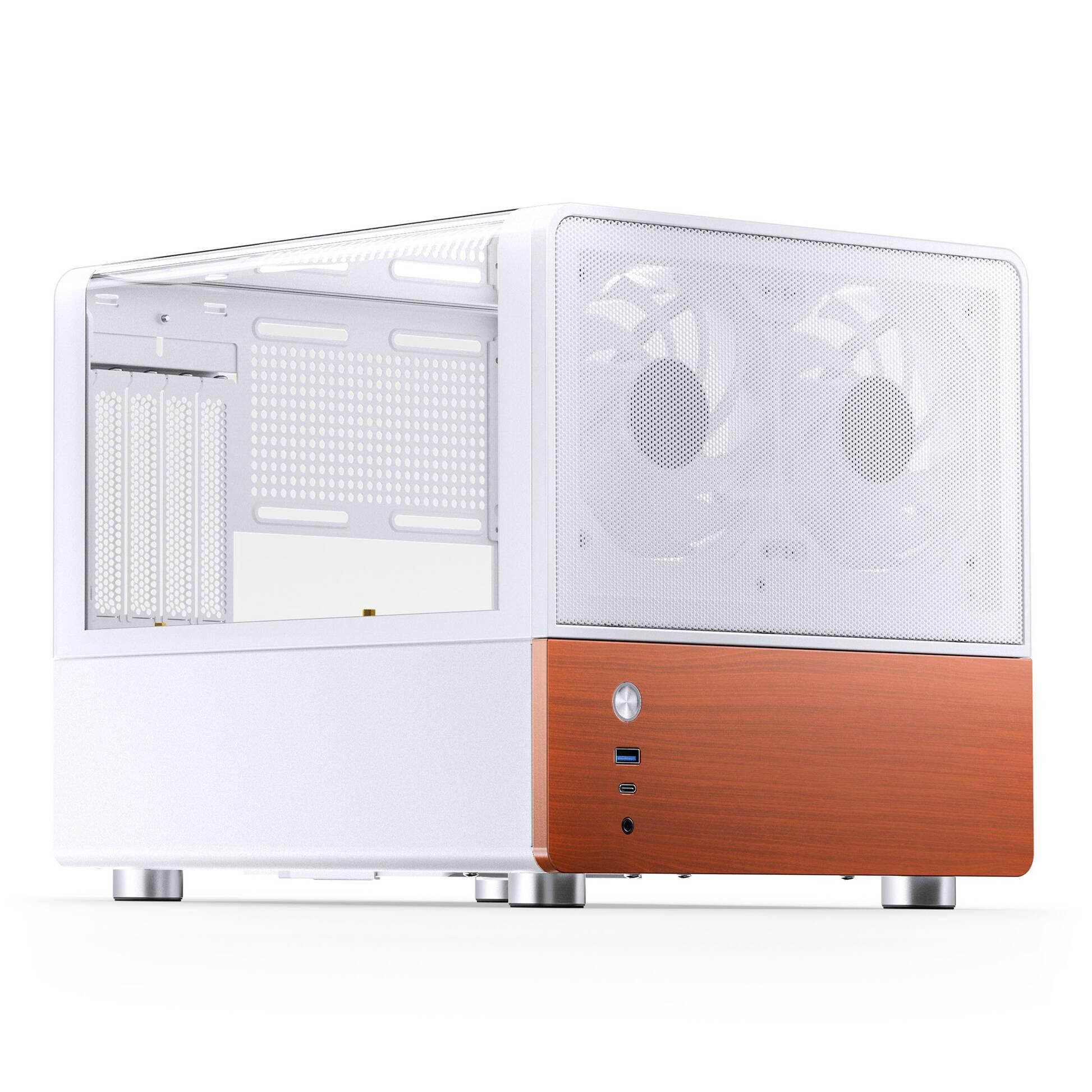 Кутия за компютър Jonsbo V12, Mini Tower, Micro ATX/Mini ITX, бял - GEJB-165 - 1